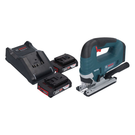 Bosch GST 18V-125 B Professional cordless jigsaw 18 V 125 mm brushless + 2x rechargeable battery 2.0 Ah + charger