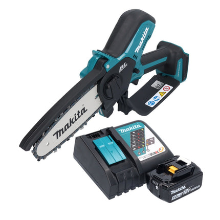 Makita DUC 150 RT motosierra sin cable 18 V 15 cm sin escobillas + 1x batería 5,0 Ah + cargador