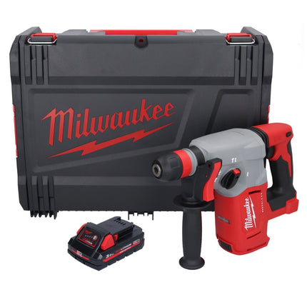 Milwaukee M18 BLHX-301X cordless combihammer 18 V 2.3 J brushless + 1x rechargeable battery 3.0 Ah + HD box - without charger