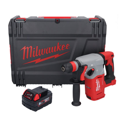 Milwaukee M18 BLHX-501X Marteau combiné sans fil 18 V 2,3 J Brushless + 1x batterie 5,0 Ah + boîte HD - sans chargeur