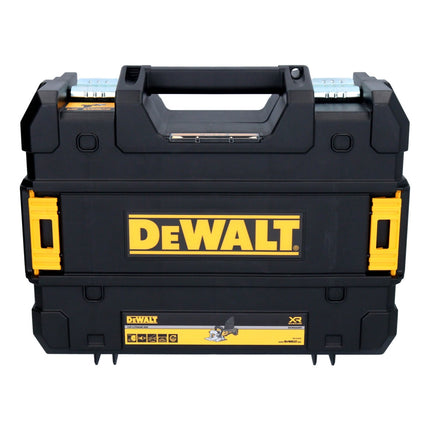 Fresa plana sin cable DeWalt DCW 682 NT 18 V 102 x 20 mm sin escobillas + 1x batería Powerstack 1,7 Ah + TSTAK - sin cargador