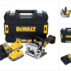 DeWalt DCW 682 E2T fresa per tasselli piatti a batteria 18 V 102 x 20 mm senza spazzole + 2x batteria Powerstack 1,7 Ah + caricabatterie + TSTAK