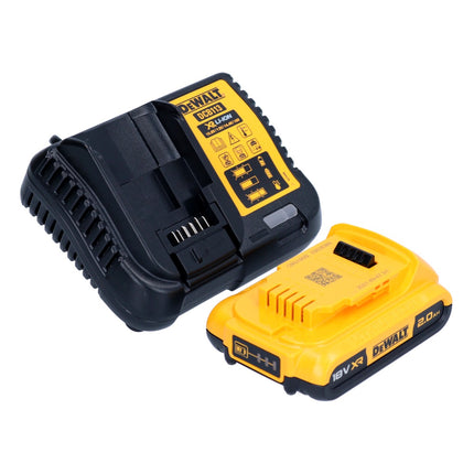 DeWalt DCW 682 D1T Fraiseuse sans fil pour chevilles plates 18 V 102 x 20 mm Brushless + 1x batterie 2,0 Ah + chargeur + TSTAK