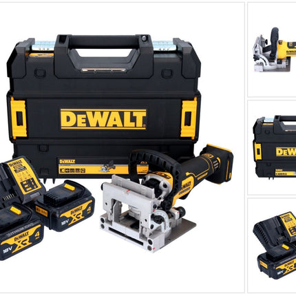 DeWalt DCW 682 M2T fresa per tasselli piatti a batteria 18 V 102 x 20 mm senza spazzole + 2x batteria ricaricabile 4,0 Ah + caricatore + TSTAK