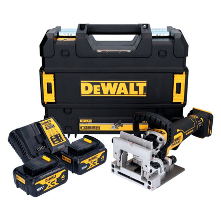 DeWalt DCW 682 M2T fresa per tasselli piatti a batteria 18 V 102 x 20 mm senza spazzole + 2x batteria ricaricabile 4,0 Ah + caricatore + TSTAK