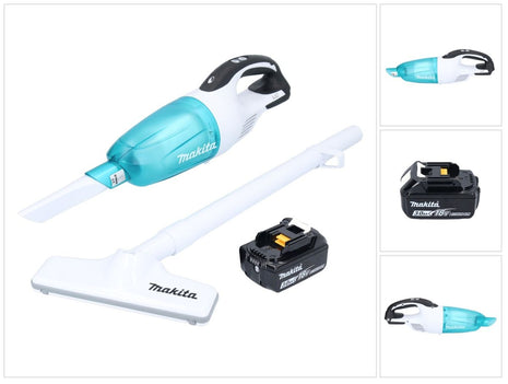 Makita DCL 181 FF1WX Cordless hoover 18 V 53 mbar 0.65 L + 1x rechargeable battery 3.0 Ah - without charger