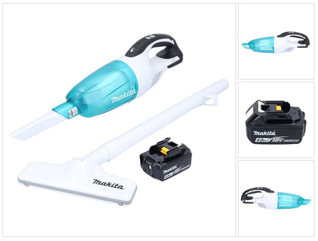 Makita DCL 181 FM1WX Cordless hoover 18 V 53 mbar 0.65 L + 1x rechargeable battery 4.0 Ah - without charger