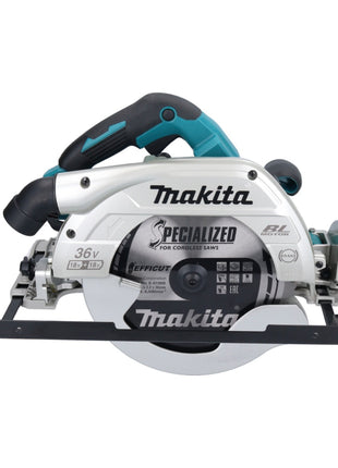 Makita DHS 900 F2U scie circulaire portative sans fil 36 V ( 2x 18 V ) 235 mm sans balais + 2x batterie 3,0 Ah + adaptateur Bluetooth - sans kit de chargement