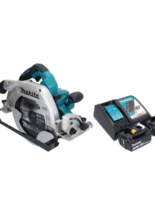 Makita DHS 900 RF2U Akumulatorowa pilarka tarczowa 36 V ( 2x 18 V ) 235 mm bezszczotkowa + 2x akumulator 3,0 Ah + ładowarka + adapter Bluetooth