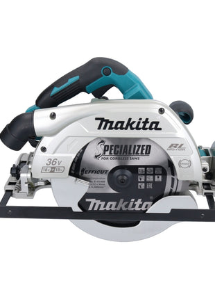 Makita DHS 900 RG2U scie circulaire portative sans fil 36 V ( 2x 18 V ) 235 mm Brushless + 2x batterie 6,0 Ah + chargeur + adaptateur Bluetooth