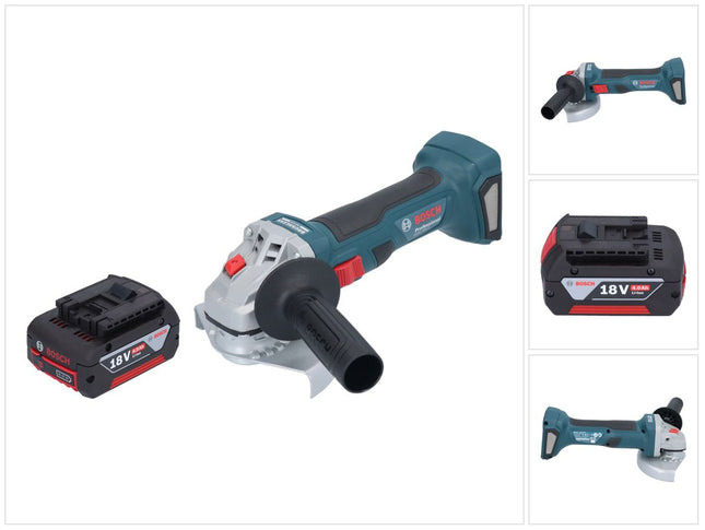 Bosch GWS 18V-7 Amoladora angular profesional sin cable 18 V 125 mm sin escobillas + 1x acumulador 4,0 Ah - sin cargador