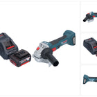 Bosch GWS 18V-7 Professional cordless angle grinder 18 V 125 mm brushless + 1x rechargeable battery 5.0 Ah + charger
