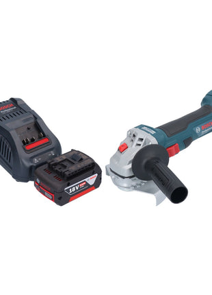 Amoladora angular a batería Bosch GWS 18V-7 Professional 18 V 125 mm sin escobillas + 1x batería 5,0 Ah + cargador