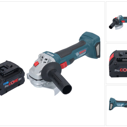 Bosch GWS 18V-7 Profesjonalna akumulatorowa szlifierka kątowa 18 V 125 mm bezszczotkowa + 1x akumulator ProCORE 8,0 Ah - bez ładowarki