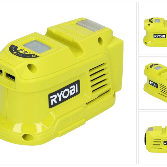 RYOBI RY18BI150A-0 Falownik akumulatorowy 18 V Porty 1 moc ciągła 150 ( 5133004895 ) Solo - bez akumulatora, bez ładowarki