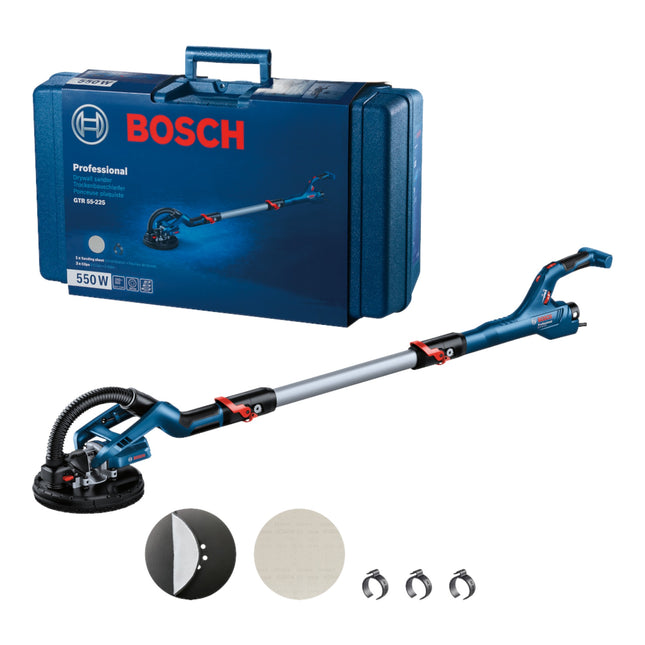 Bosch GTR 55-225 Professional drywall sander 550 W 225 mm 110 - 230 cm ( 06017D4000 ) + case
