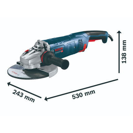 Bosch GWS 24-230 JZ Smerigliatrice angolare professionale 2400 watt 230 mm ( 06018C3300 )