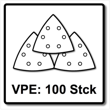 Festool STF V93/6 P120 GR/100 Schleifblatt Granat ( 497394 ) für RO 90 DX, DX 93, RS 300, RS 3, LRS 93 (Bügeleisenschleifschuh)