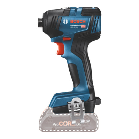 Bosch GDR 18V-200 Professional Atornillador de impacto rotativo inalámbrico 18 V 200 Nm sin escobillas (06019J2106) + L-Boxx - sin batería, sin cargador