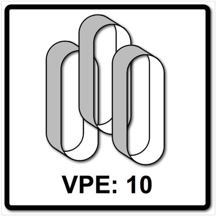 Festool L533X 75-P10 RU2/10 Rubin 2 Schleifband 10Stück P120 für Holzwerkstoffe 533x75 mm ( 499159 ) - Toolbrothers