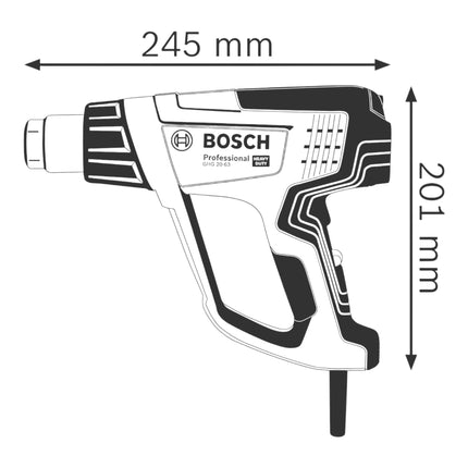 Bosch GHG 20-63 Pistola de aire caliente profesional 2000 W 50 - 630 °C ( 06012A6200 )