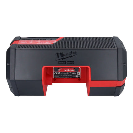 Milwaukee M12-18 JSSP-0 altavoz a batería 12 - 18 V Bluetooth (4933459275) IP54 Solo - sin batería, sin cargador