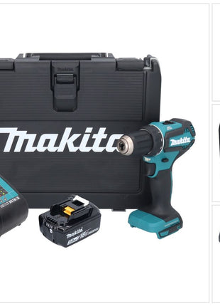 Makita DDF 485 SFK akumulatorowa wiertarko-wkrętarka 18 V 50 Nm bezszczotkowa + 1x akumulator 3,0 Ah + ładowarka + walizka