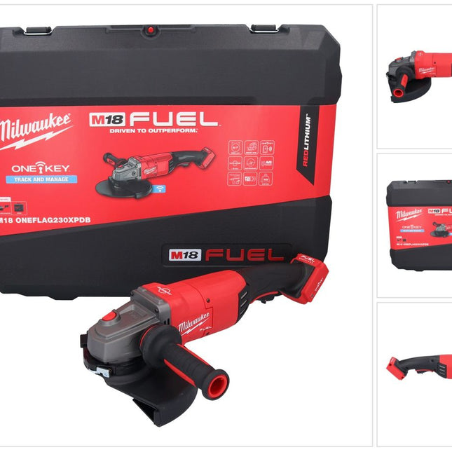 Milwaukee M18 ONEFLAG230XPDB-0C Akku Winkelschleifer 18 V 230 mm ( 4933478782 ) Brushless + HD Box - ohne Akku, ohne Ladegerät