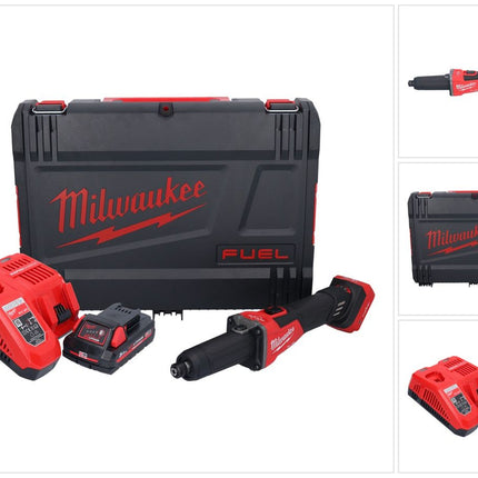 Milwaukee M18 FDGROVB-301X Akku Geradschleifer 18 V Brushless + 1x Akku 3,0 Ah + Ladegerät + HD Box
