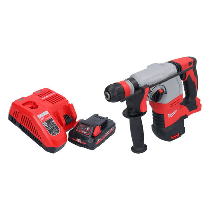 Martillo combinado a batería Milwaukee M18 HD18HX-301 18 V 2,4 J + 1x batería 3,0 Ah + cargador