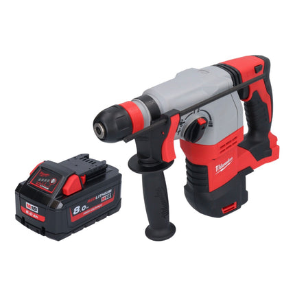 Martillo combinado a batería Milwaukee M18 HD18HX-801 18 V 2,4 J + 1x batería 8,0 Ah - sin cargador
