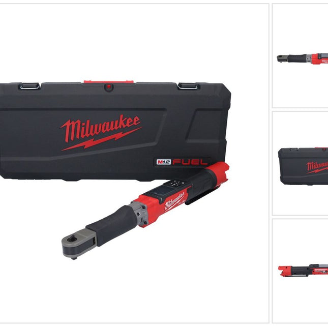 Milwaukee M12 ONEFTR38-0C Digital cordless torque spanner 12 V 135.6 Nm 3/8″ ( 4933464966 ) Brushless + case - without battery, without charger