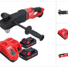 Milwaukee M18 FRAD2-302 Taladro angular sin cable 18 V 122 Nm sin escobillas + 2x batería recargable 3.0 Ah + cargador