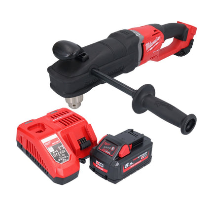 Milwaukee M18 FRAD2-551 Cordless angle drill 18 V 122 Nm brushless + 1x rechargeable battery 5.5 Ah + charger
