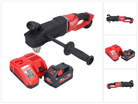 Milwaukee M18 FRAD2-551 perceuse d'angle sans fil 18 V 122 Nm Brushless + 1x batterie 5,5 Ah + kit chargeur