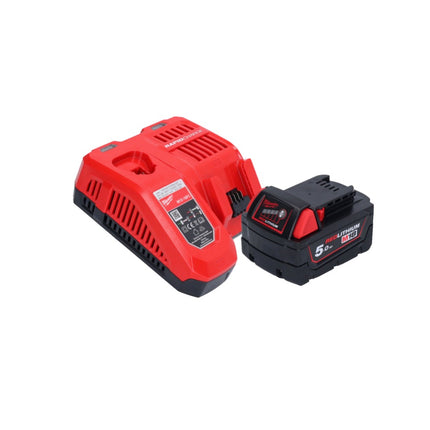 Milwaukee M18 FAP180-501 Polerka akumulatorowa 18 V 180 mm bezszczotkowa + 1x akumulator 5,0 Ah + ładowarka