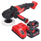 Milwaukee M18 FAP180-552 Akku Polierer 18 V 180 mm Brushless + 2x Akku 5,5 Ah + Ladegerät