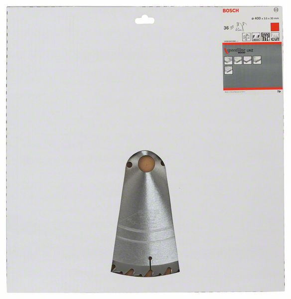 Hoja de sierra circular BOSCH Ø exterior 400 mm Número de dientes 36 WZ ( 4000815456 )