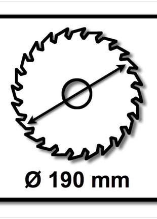 Festool Spezial Kreissägeblatt HW 190 x 2,6 FF Fast Fix TF54 190 mm 54 Zähne ( 492052 ) - Toolbrothers