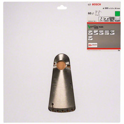 BOSCH circular saw blade Optiline Wood Outer Ø 305 mm Number of teeth 60 WZ ( 4000909187 )