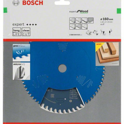 BOSCH circular saw blade Expert for Wood Outer Ø 160 mm Number of teeth 48 WZ ( 8000342039 )
