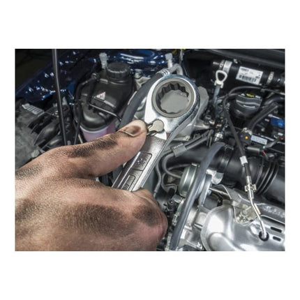 HAZET Clé mixte à cliquet 606 ouverture de clé 32 mm longueur 425,8 mm ( 4000822597 )