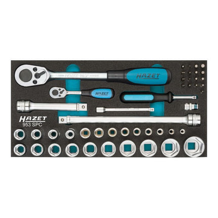HAZET socket spanner set 953SPC 47-piece 1/4 + 1/2 ″ ( 4000822783 )