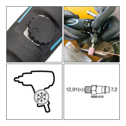 HAZET pneumatic die grinder 9032N-5 2000-20000 min-¹ ( 4000898932 )