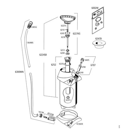 Depósito de agua a presión MESTO H2O 3270W capacidad 10 l ( 4000818654 )