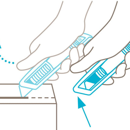 Cuchillo de seguridad MARTOR SECUNORM 500 Longitud 143 mm Anchura 16 mm Altura 36 mm ( 4000818066 )