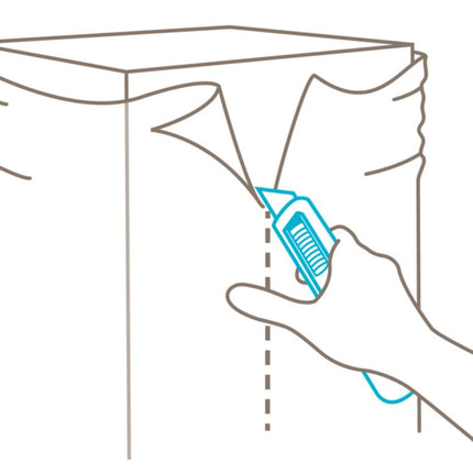 Cuchillo de seguridad MARTOR SECUNORM 500 Longitud 143 mm Anchura 16 mm Altura 36 mm ( 4000818066 )
