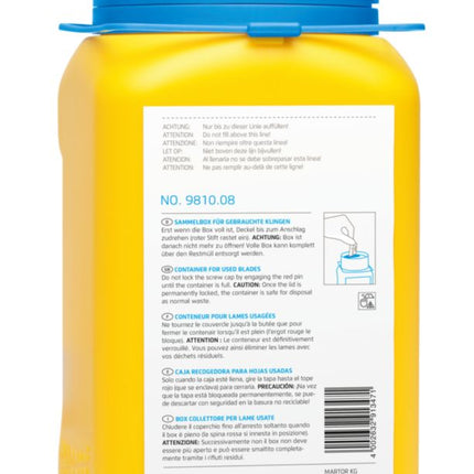 MARTOR Boîte de collecte  adapté à lames usées ( 4000817880 )