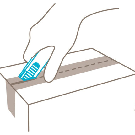 MARTOR Couteau de sécurité SECUNORM HANDY no. 444 L. 100 mm l. 7,8 mm H. 25,5 mm ( 4000817780 )