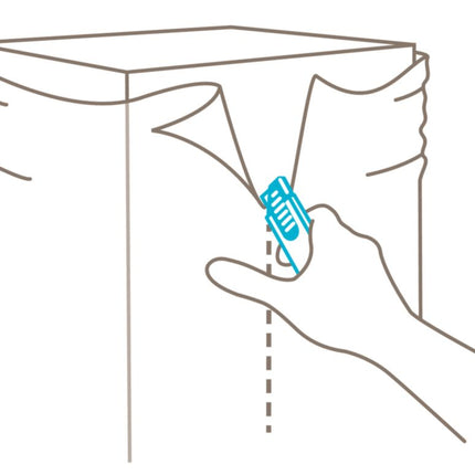 MARTOR Couteau de sécurité SECUNORM HANDY no. 444 L. 100 mm l. 7,8 mm H. 25,5 mm ( 4000817780 )
